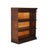 Antique Arts & Crafts Three Stack Oak Barrister Bookcase with Pull Out Glass Doors and Ogee Base C1920 Measures - 42.5"H x...