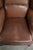 English Cowhide Wing Armchair For Sale - Image 6 of 13