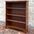Antique Heywood Wakefield Prascilla Flat Traditional solid maple bookcase with a red brown auburn finish and 3 adjustable...