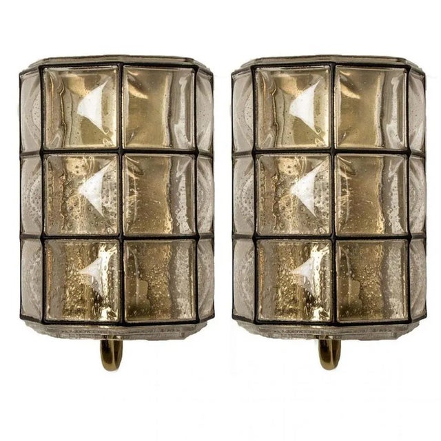 Sconce in Iron and Bubble Glass from Limburg, 1960 For Sale - Image 12 of 13