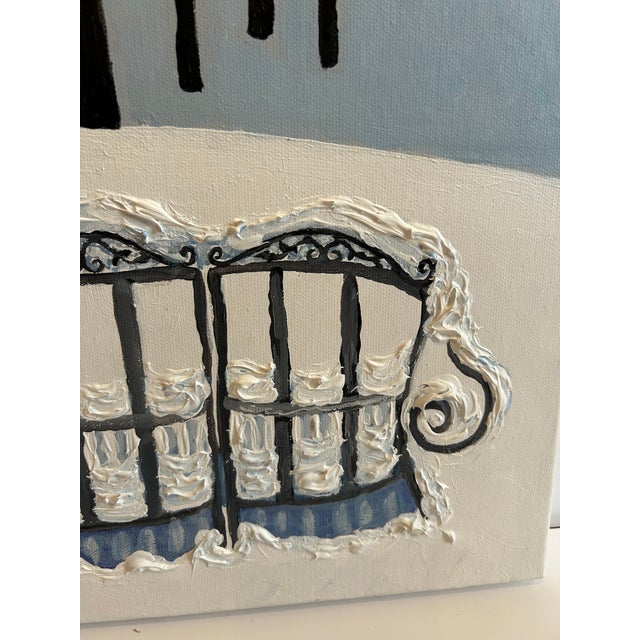 2020s Deep Snow Original Painting on Canvas For Sale - Image 5 of 5