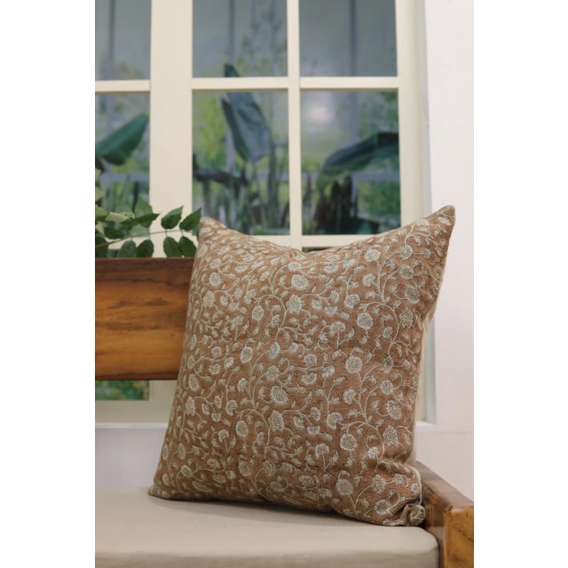 Elevate your space with the timeless charm of the Himachal Block Print Cushion Cover. Crafted from premium thick linen,...