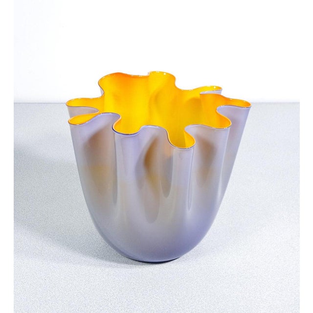 Fazzoletto Vase by F. Bianconi for Venini For Sale - Image 3 of 18