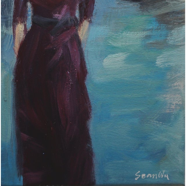 Original Oil Painting, Girl Portrait For Sale - Image 4 of 5