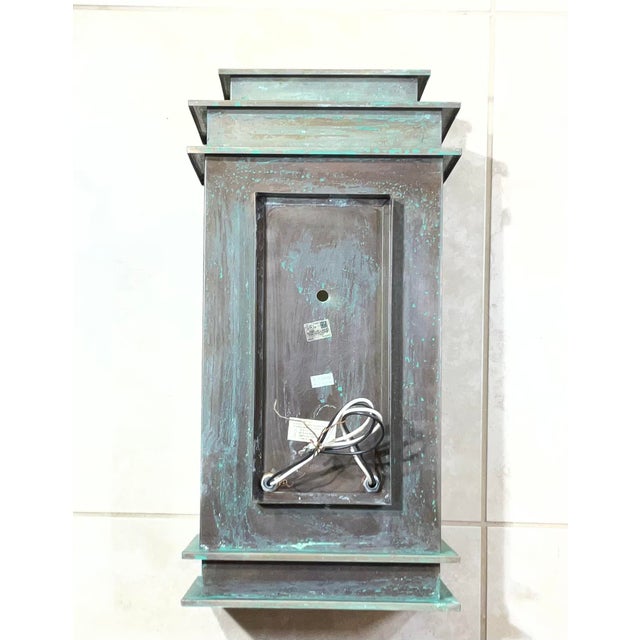 Exquisite Single Brass Wall Lantern For Sale - Image 9 of 14
