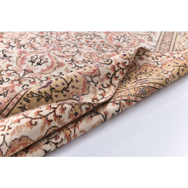 Vintage Turkish Rug in Wool For Sale - Image 5 of 14