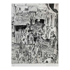 Jack Levine Unknown 1970 Reproduction Print