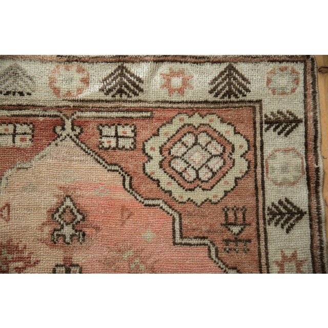 Vintage Distressed Oushak Square Rug - 3'11" x 5'2" For Sale In New York - Image 6 of 11