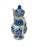 Small Blue and White Lidded Jug For Sale - Image 4 of 13