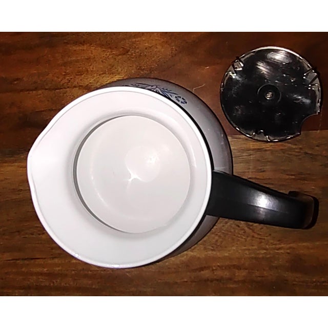 Glass Mid 20th Century Mid Century Modern Corning Ware 6 Cup Cornflower Teapot For Sale - Image 7 of 7