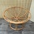 Vintage Coastal Style Bowl-Shaped Papasan Rattan Lounge Chair. Circa 1980s For Sale In Miami - Image 6 of 17