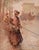English French Ladies on the Boulevard - Figurative Landscape For Sale - Image 3 of 8