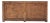 Double-Door Pine Farmer's Sideboard Cabinet For Sale