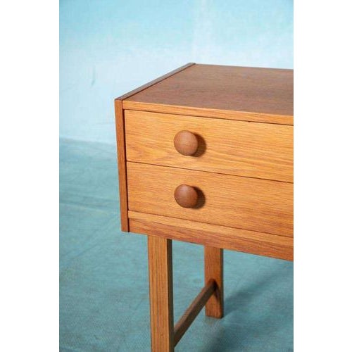 Scandinavian Chest of Drawers in Blond Oak, 1960s For Sale - Image 14 of 18