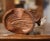 19th Century Swiss Black Forest Carved Walnut and Etched Crystal Centerpiece For Sale - Image 12 of 13