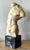 Ivory Vintage Boho Cast Resin Sculpture of Man For Sale - Image 8 of 10