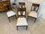 Antique Biedermeier Armchairs in Walnut, Set of 4 For Sale - Image 10 of 11