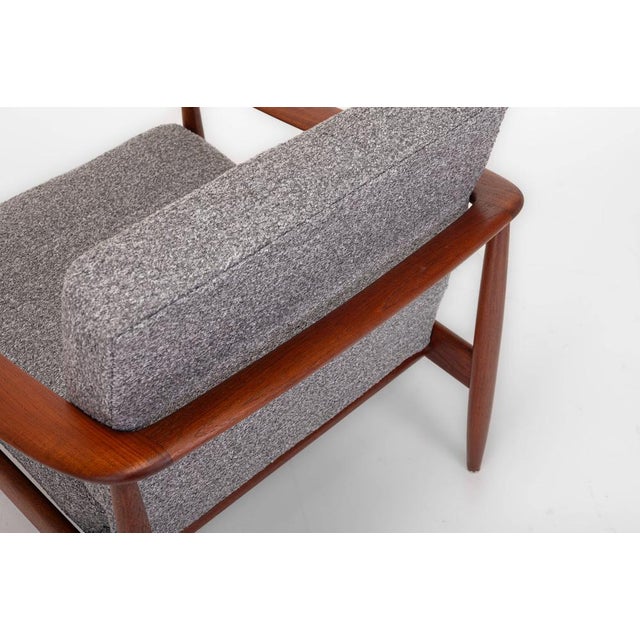 Teak Easy Chair attributed to Carl Straub, 1960s For Sale - Image 9 of 10