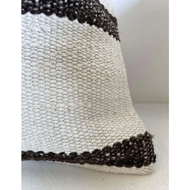 Vintage Turkish Rug Lumbar Pillow With Down Insert For Sale In Los Angeles - Image 6 of 8