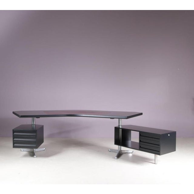 Desk by Osvaldo Borsani for Tecno Milan, Italy, 1950s For Sale - Image 6 of 15