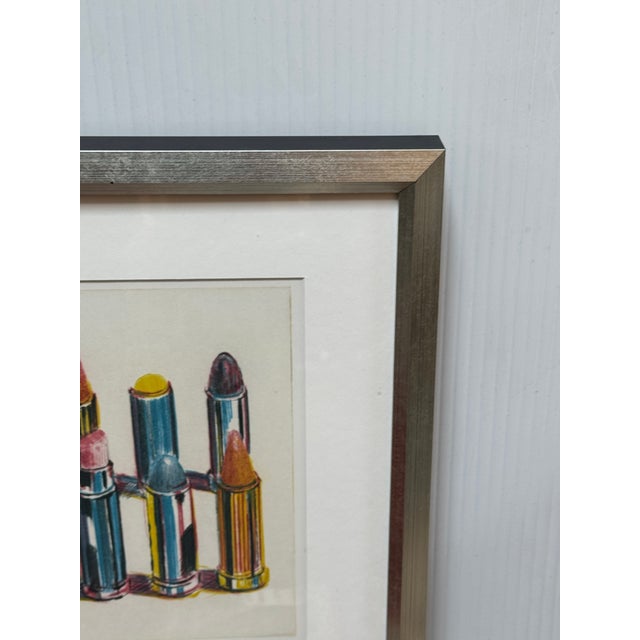 Wayne Thiebaud Lipsticks Print, Signed For Sale - Image 4 of 12