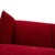 Evita Fabric Two-Seater Red Sofa from Koinor For Sale - Image 6 of 13