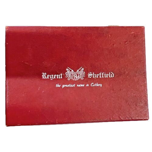 Mid 20th Century Vintage Sheffield Stainless Cutlery Set, S/6 For Sale - Image 5 of 5