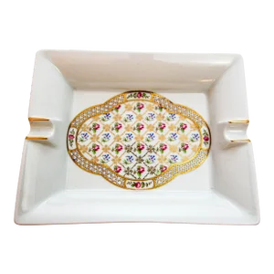 Limoges France Cigar Ashtray Porcelain Dish Catchall