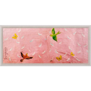 Paule Marrot, Feathers, Large, Framed Artwork For Sale