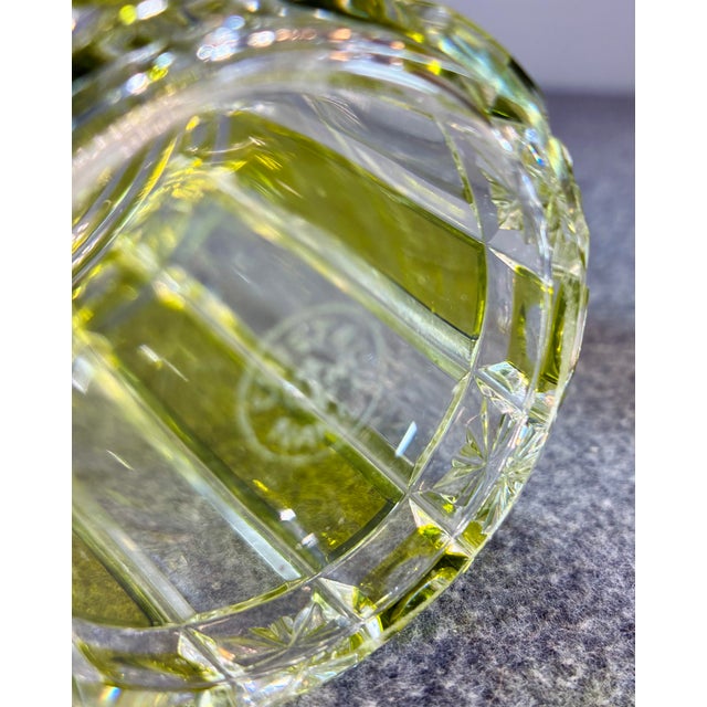 Transparent Early 20th Century French Cristalleries De Nancy Paneled Glass Perfume Bottle For Sale - Image 8 of 8