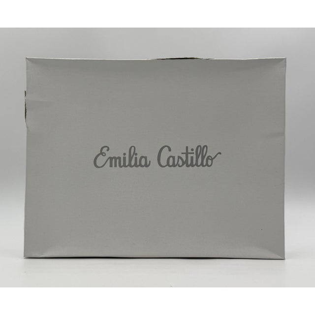 Cream 1980s Emilia Castillo Taxco Porcelain & Pure Silver Hummingbird Serving Platter For Sale - Image 8 of 18