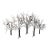 Mid Century Winter Trees With Birds Wall Sculpture C Jere For Sale