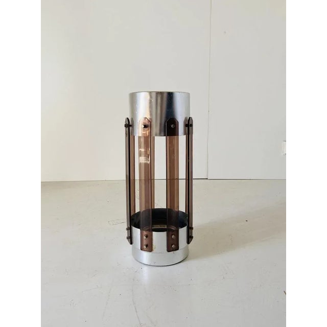 Steel and Marble Rack and Gate Door, Italy, 1970s, Set of 2 For Sale - Image 10 of 12