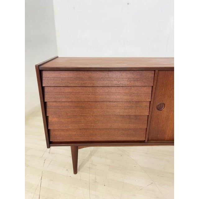 Contemporary Mid-Century Modern Sideboard in Teak, 1960s For Sale - Image 3 of 18
