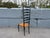 1960s High Back Chair, Italian , Chiavari Style, Buffa, Ponti Style, Cane, Black For Sale - Image 10 of 13