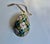 Teal Faberge Style Cloisonne Enamel Egg Ornament, 1970's For Sale - Image 8 of 16