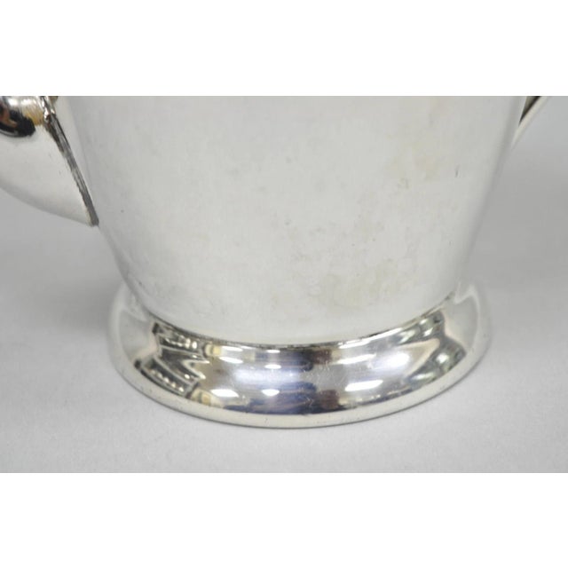 Vintage Abraham & Straus Victorian Silver Plated Bulbous Coffee Pot Teapot For Sale - Image 11 of 14