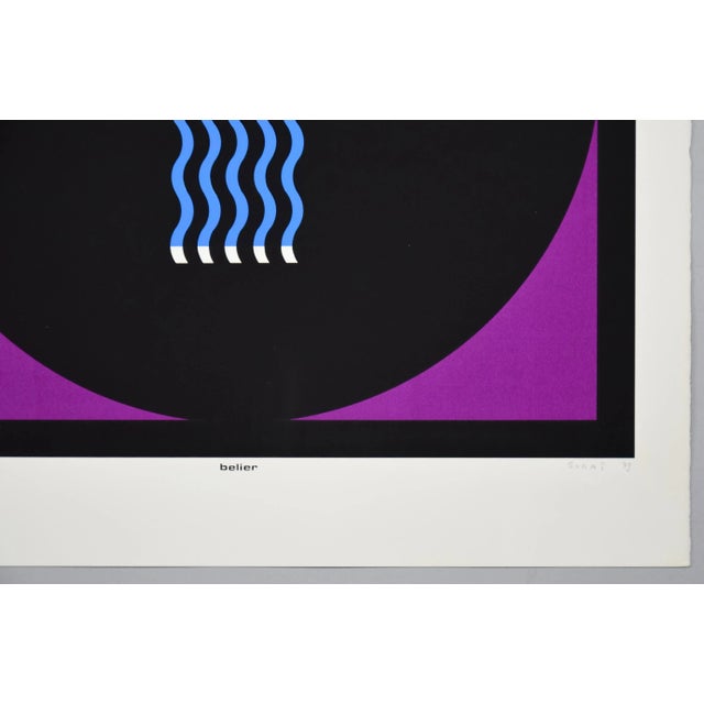 Kumi Sugaï, Aries, Lithograph, 1973 For Sale - Image 3 of 8