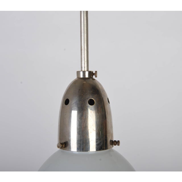 Bauhaus Ceiling Light by Miloslav Prokop for Inwald, 1930s For Sale - Image 4 of 6