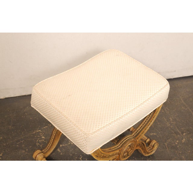 Mid 20th Century French Louis XVI Inspired Curule Stool For Sale - Image 5 of 13