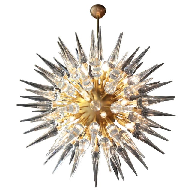 Huge Atomic Sputnik Chandelier in the Style of Stilnovo For Sale - Image 6 of 6