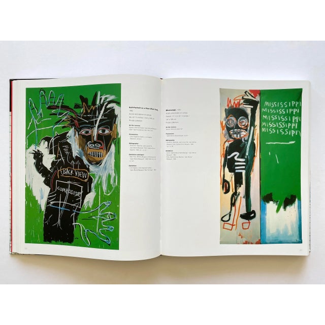 Jean Michel Basquiat " Paintings Catalogue Raisonne " Rare Vintage Landmark Volume Lithograph Print Large Hardcover Slipcase Two Books Set For Sale In Kansas City - Image 6 of 12