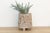 Vintage Hand-Hewn Whitewashed Mortar Planter For Sale - Image 10 of 10