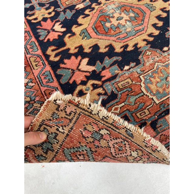 Geometric Floral & Vines Medallions Rug - 3.3 X 4.4 For Sale - Image 10 of 12