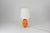 Orange Capri Marea Table Lamp in Brass and Fabric by Jonathan Amar Studio For Sale - Image 8 of 17