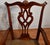 Brown 1920 Antique English Chippendale Solid Mahogany Set of Six Dining Chairs Leather Seats For Sale - Image 8 of 17