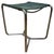 Green Bauhaus Chrome B8 Stool attributed to Marcel Breuer, 1930s For Sale - Image 8 of 8