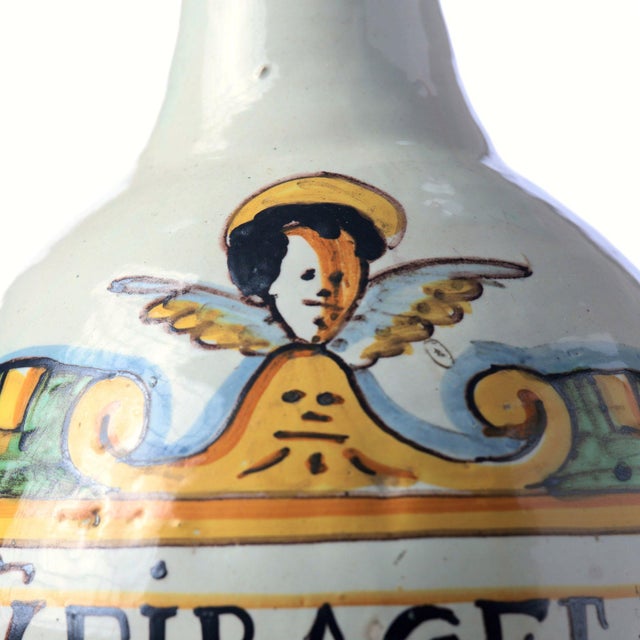 Pair of 18th Century Italian Pharmacy Jars For Sale - Image 4 of 10