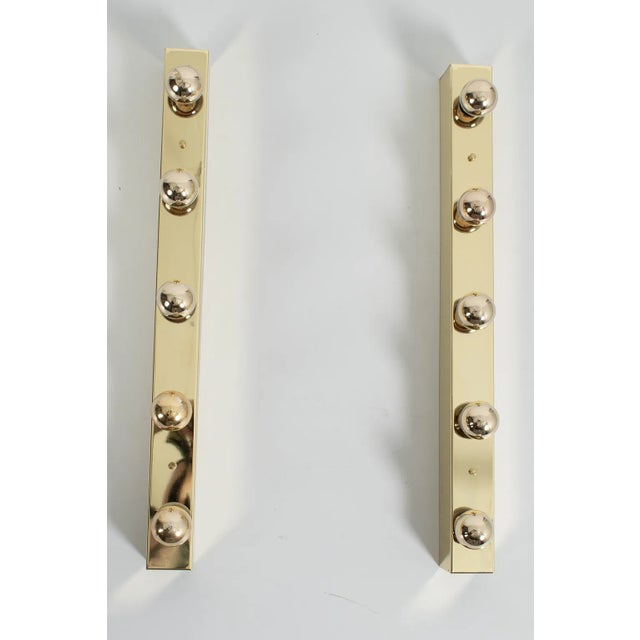 Brass Mirror Wall Lamps, Set of 2 For Sale - Image 6 of 7