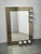Exceptional large illuminated Space Age mirror with six adjustable chrome eyeball lights, made in Italy during the 1970s....